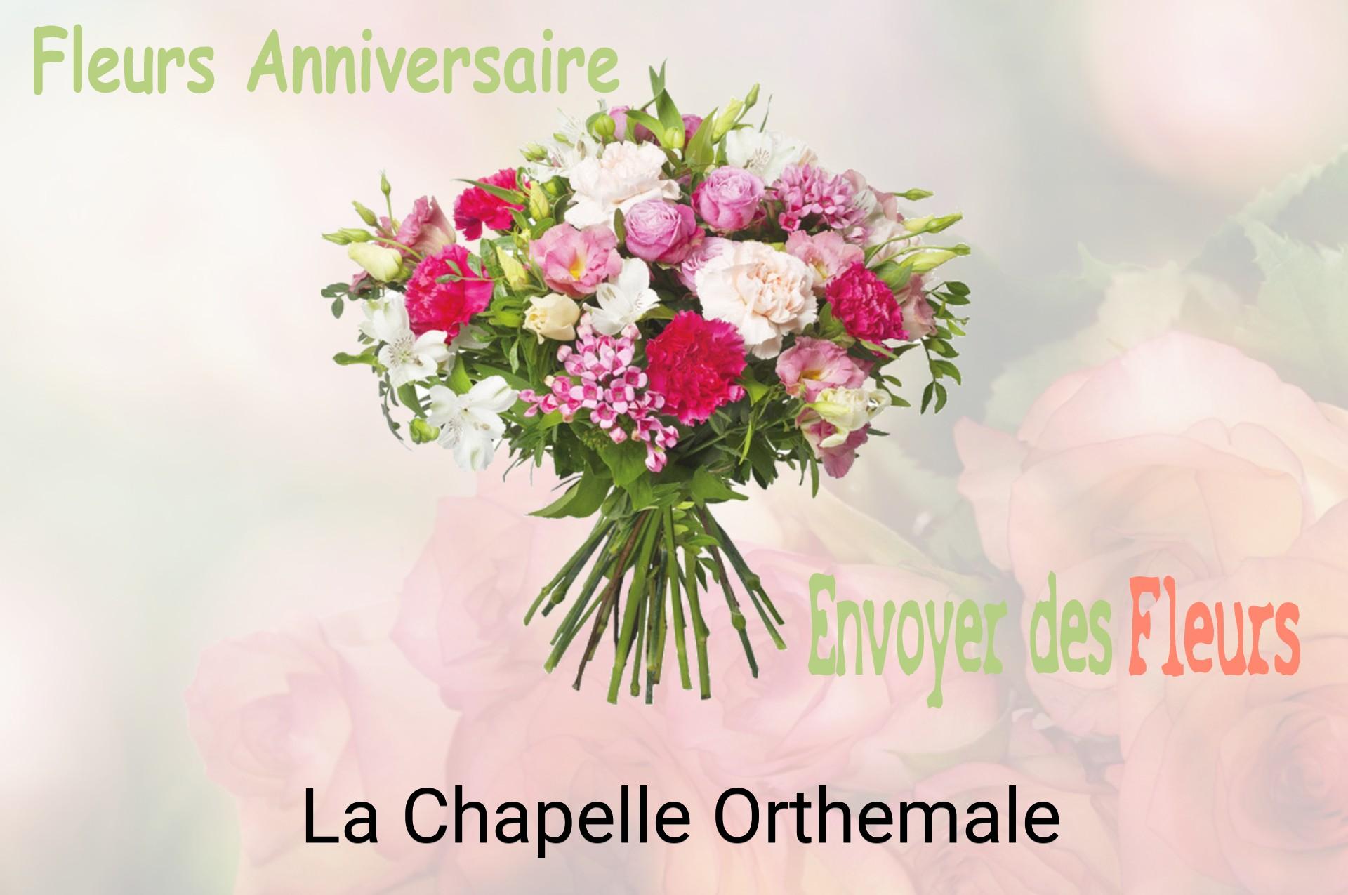 Bouquet de fleurs d’anniversaire livré à La Chapelle-Orthemale